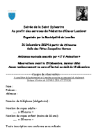 2024 coupon réservation Saint Sylvestre