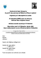 2025 coupon réservation Saint Sylvestre