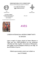 APPEL à PORTE DRAPEAU AVRIL 2026